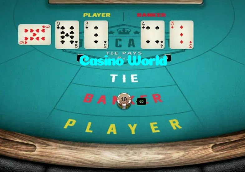 available types of Casino World bet including pre-match live express and system bets